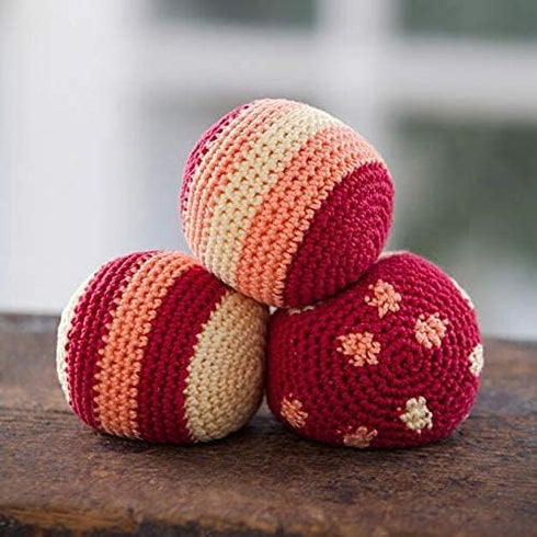 Aunt Lydia Fashion Scarlet Crochet - 3 Pack of 150y/137m - Cotton - Gauge 3 - Crochet......