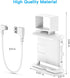 Outlet Installation of Ring Bridge, No Drilling and Space-Saving Wall Mount Bracket, with Short Cable for Ring Smart Lighting Bridge...