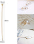 BENECREAT 100PCS 18K Real Gold Plated Ball Pins 22 Gauge Ball Head Pins for DIY Jewelry Making Findings - 35mm (1.4") Long...