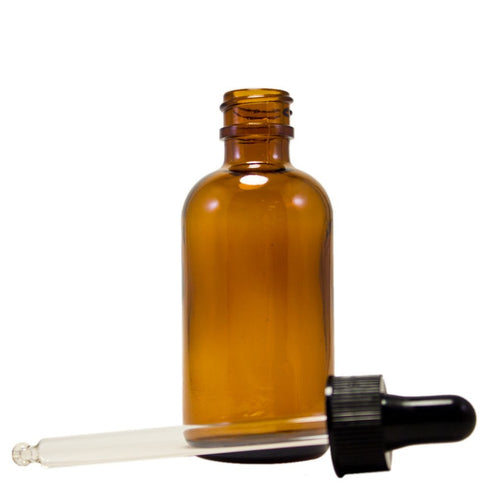 GreenHealth 2 fl oz Amber Glass Bottle with Glass Dropper (Single)...