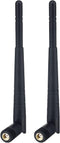 BOOBRIE 2-Pack Dual Band WiFi Antenna 2.4GHz 5GHz 5.8GHz 8dBi RP-SMA Male Connector Omni Directional WiFi Bluetooth Antenna for WiFi Router Networ...