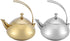 1.5L Classical Stainless Steel Teapot Induction Cooker Kettle Teakettle Fast Water Heating Boiling Pot with Tea Strainer for Kung Fu Tea(Gold)...