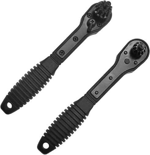 Universal 2-in-1 Drill Chuck Ratchet Wrench, Quick Change Adapter Spanner 1/2" & 5/8", Multi-Function Clamping Tool Ideal for Power Drills & Impac...