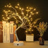 Lake Industries 20" LED Firefly Tree Lights | Bonsai - Bedroom, Desk Top, Table Lamp Decoration | USB/Battery Operated | Touch Switch | DIY Adjust...