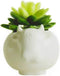 White Cow Ceramic Flower Planter Mini Succulent Plants Pot, for Office House Balcony Landscape,Creative Decorative Flower Pots....