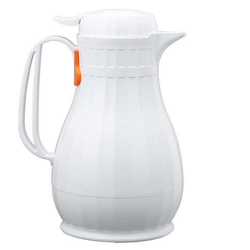 Service Ideas ECO13WH Eco-Serv Server, BPA-free, Foam Insulated Carafe, 44 Ounces, White...