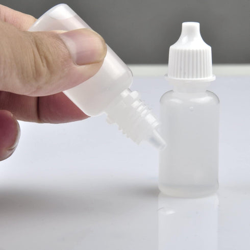 50 PCS Plastic Dropper Bottle Drop Bottles Empty Squeezable Eye Liquid Essential Oil Squeeze Bottle Small Dropper Refillable Containers with Caps ...