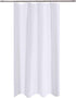 N&Y HOME Fabric Shower Curtain Liner 40 x 72 inches Bath Stall Size, Hotel Quality, Washable, Water Repellent, White Spa Bathroom Curtains with Gr...
