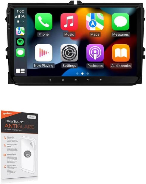 BoxWave Screen Protector Compatible with Eonon VWA12S - ClearTouch Anti-Glare (2-Pack), Anti-Fingerprint Matte Film Skin...