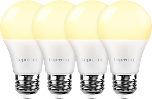 Lighting EVER LED Smart Light Bulbs, Compatible with Alexa and Google Assistant, 60 Watt Equivalent, Dimmable with App (Not Support Traditional Di...
