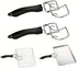 (2-PCs) Air Fryer Convection Toaster Oven Tray Extractor,Grills Extractor,Grills Clip,Scald Resistant Clip,Durable Handle Tool, Oven Tray Handle, ...