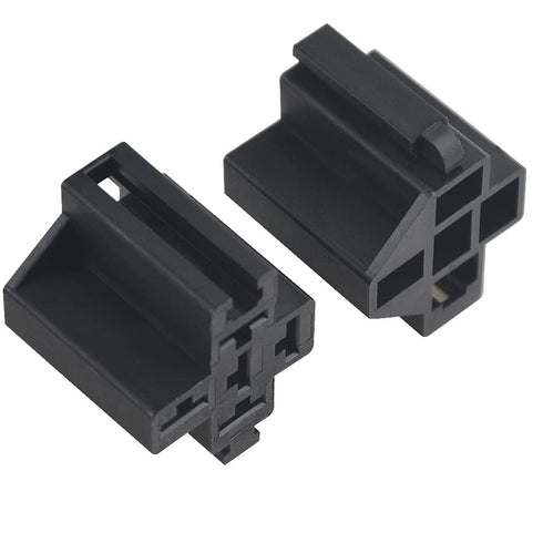 WMYCONGCONG 10 Sets 5 Pin Relay Connector 12V Socket 30A /40A with 10mm 6.3mm Terminals, Car Truck Vehicle Terminal Relay Case Holder...