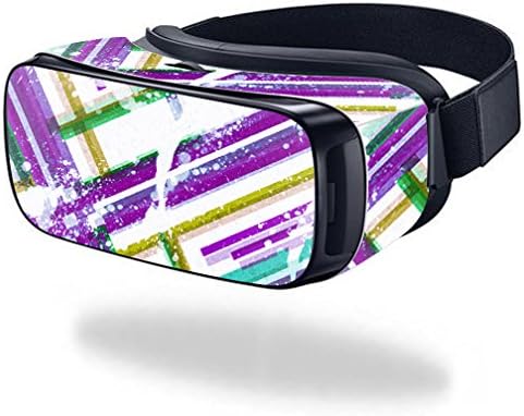 MightySkins Skin Compatible with Samsung Gear VR (Original) Cover wrap Sticker Skins Modern Plaid......