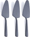 Matte Black Cake Pie Server, 9.4-inch Stainless Steel Heavy Duty Pizza Spatula, Satin Finish, Set of 3...