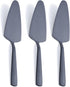 Matte Black Cake Pie Server, 9.4-inch Stainless Steel Heavy Duty Pizza Spatula, Satin Finish, Set of 3...