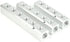 3 Way Pneumatic Manifold Air Distribution Block, G1/2 Supply Port, G1/4-Inch Output Port, Aluminum Alloy...