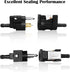 1/4 inches 6mm Barb Female Fuel Line Quick Connector and 1/4 inches 6mm Male Fuel Connector with Most Portable Fuel Tank for Yamaha Outboard Motor...
