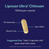 BESTVITE Liposan Ultra Chitosan 500mg (240 Capsules) - Patented Faster Acting Than Regular Chitosan - No Stearates - No Fillers...