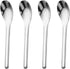 Thick Heavy weight Dinner Soup Spoons,Stainless Steel Tablespoons,Chinese Silver Spoon,Heavy Duty Asian Thick Long Handle Spoons,5.9 inches,Set of...