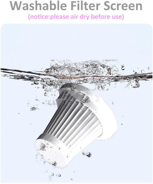 Portable Cordless Handheld Vacuum 9000PA Wet Dry Vacuum Cleaner for Car Office Pet and Home Lightweight Cleaner Insect Spider Stink Bug Cockroach ...