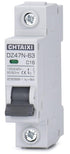 AC Miniature Circuit Breaker, 16 Amp 120V/240V 1 Pole DIN Rail Mount Circuit Breaker, Thermal Magnetic Trip, Solar AC Disconnect Switch MCB C16...