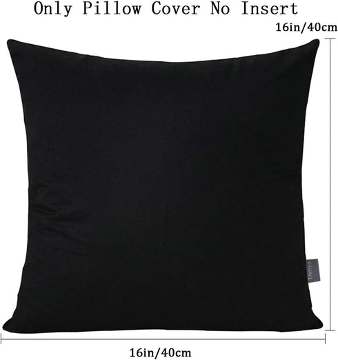 Thmyo 4-Pack 100% Cotton Comfortable Solid Decorative Throw Pillow Case Square Cushion Cover Pillowcase Sublimation Blank Pillow Covers Halloween ...