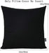 Thmyo 4-Pack 100% Cotton Comfortable Solid Decorative Throw Pillow Case Square Cushion Cover Pillowcase Sublimation Blank Pillow Covers Halloween ...