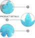 Silicone Sponge Dish Washing Kitchen Scrubber?Dishwashing Brush Silicone Kitchen Brush Flower Shape Cleaning Brushes for Home Restaurant (4, Rando...
