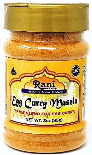 Rani Egg Curry Masala Indian 21-Spice Blend 3oz (85g) PET Jar ~ Shaker Top For Your Eggs or Tofu Scramble | All Natural | Vegan | Gluten Friendly ...