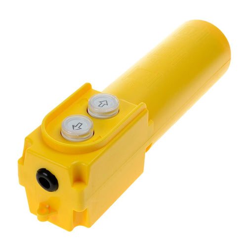 YXQ 2 Ways Hoist Up Down Switch Rainproof Pendant C0B-61DR Push Button Control Crane Station Heavy Machinery Yellow...