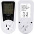 Watt Meter, Electricity Usage Monitor, Towallmark 2pcs Power Meter with Big LCD Display + Backlight, Power Consumption Monitor, Socket Meter, Kilo...
