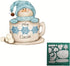 Snowman Cocoa Cup Metal Die Cuts, Christmas Snowman Cup Metal Cutting Dies Cut Stencils Card Paper Craft DIY Template Metal Cutting Dies Album Emb...