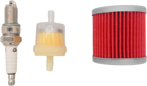 Tune Up Kit Air Oil Filter For Suzuki LTZ400 LTA400 LTF400 LTF500 LTA500 Kawasaki KFX400 Arctic Cat DVX400...