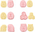 Cookie Cutter Set?6pcs Kids Cake Decoration 3D Mini Cartoon Animal Baking Tool Cookie Cutter Set...