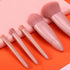 Easy-taken Travel Makeup Brush Set, COSHINE 5pcs Mini Complete Function Cosmetic Brushes Kit (5pcs with mirror)...