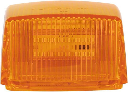 United Pacific 36 Led Square Cab Light - Amber LED/Amber Lens (12.0 volts, 36.0 watts, Waterproof, Fits Existing Light Housing, Polycarbonate Lens...