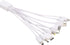 10 in 1 Universal Multifunction Cable Fit USB Charger Cell Mobile Phone MP4 Zaf White...