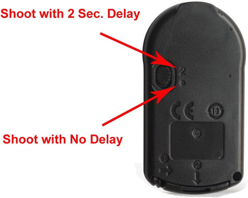 Digiparts RC-6 Wireless Remote Control Compatible with Canon EOS Rebel T3i (EOS 600D), EOS 60D, EOS 550D/Rebel T2i, EOS 7D, EOS 500D/Rebel T1i, EO...