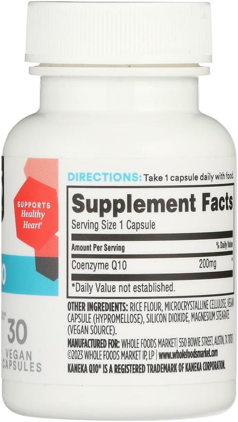 365 By Whole Foods Market, COQ 10 200Mg, 30 Count...
