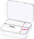 12Pcs Mini Plastic Storage Containers Box with Lid, 3.5x2.4 Inches Clear Rectangle Box for Collecting Small Items, Beads, Game Pieces, Business Ca...