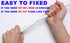 2 Pack Spring Tension Curtain Rod Adjustable 28-43 Inches?5/8" Diameter, White...