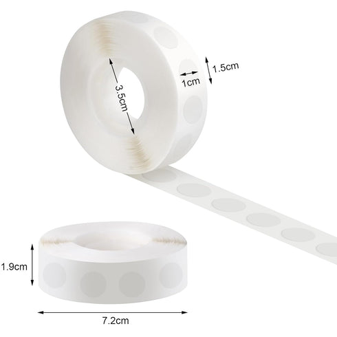 Phinus 3000 Pieces Glue Dots, Balloon Tape, Sticky Dots, Balloon Glue Dots, Glue Dots Double Sided, Balloon Sticky Dots, for Balloons Craft Sticky...