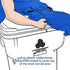 Trash Can Smell Eliminator Cover, Odor Eliminating Bag with Optional Straps, Eliminates Odor from Trash, Durable, Effective, Chemical-Free, Lemon ...
