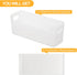 2 Pack Cabinet Organizer Storage, Adhesive Over Cabinet Door Organizer, No Drilling Space Saver Plastic Storage Containers Multi-Use for Kitchen B...