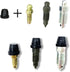 18PCS Black Brake Dust Cover, Rubber Dust Stem Cover, Grease Fitting Caps, Brake Caliper Bleeder Cap, Brake Bleeder Screw Cap, Rubber Dust Cover f...
