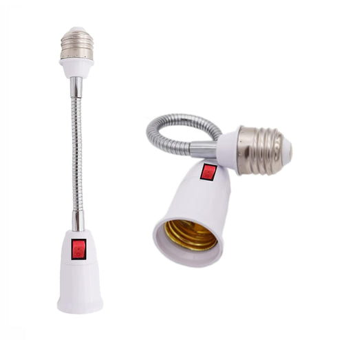 360 Degrees Adjustable E26/E27 Splitter Socket Adapter 2 pack. E26/E27 Standard LED Bulbs 360 Degrees Adjustable 180 Degree Bendable Max Watt 120W...