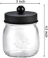 SheeChung 4 Pack Apothecary Jars with Lids, Bathroom Organizers and Storage, Qtip Holders Set, Bathroom Decor, Small Mason Jars for Q-tips, Cotton...