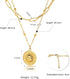 Feilifan Dainty Gold Layered Necklaces for Women, 18K Gold Plated Stainless Steel Necklace, Adjustable Pendant Necklace...