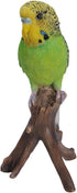 Hi-Line Gift Ltd Budgie on Branch Statue,Green...