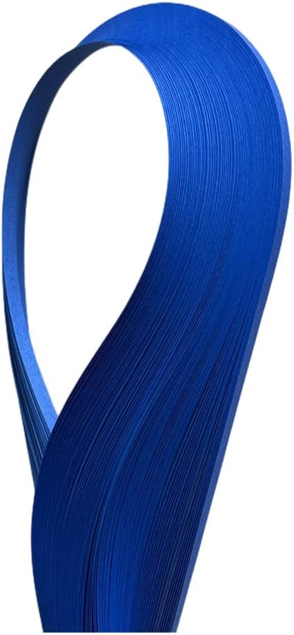 Quilling Strips 5mm Paper Quilling Set Solid Color Star Origami Paper DIY Hand Crafts Single Color Quilling Paper Filigee Strips Royal Blue...